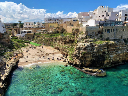 Plaża Lama Monachile - Polignano a Mare