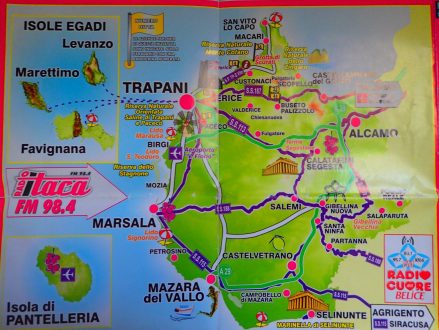 Mapa Trapani