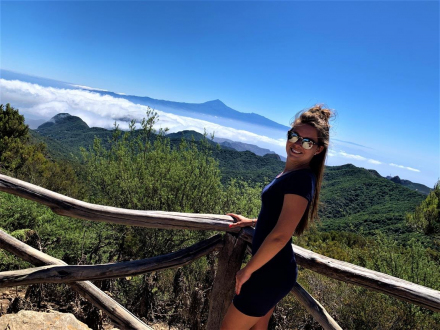 Widok na Teide - La Gomera