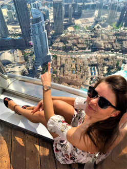 Widok z Burj Khalify