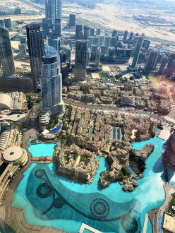 Widok z Burj Khalify