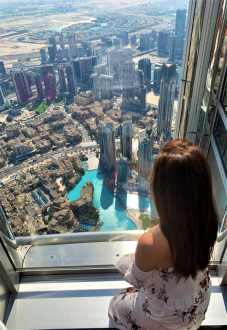 Widok z Burj Khalify